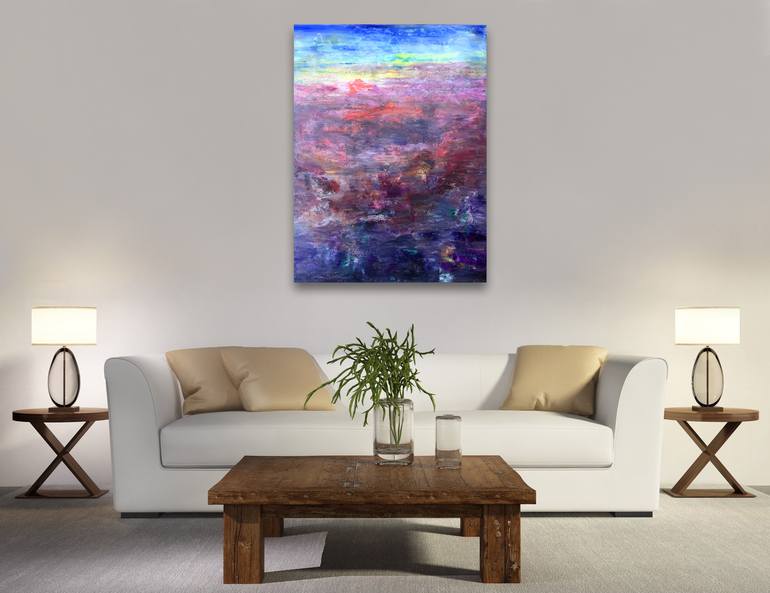 Original Abstract Painting by Estelle Asmodelle