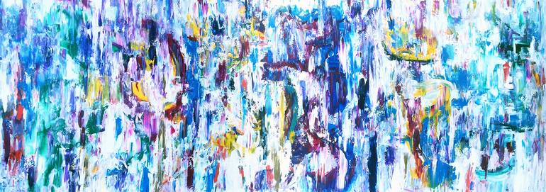 Original Abstract Expressionism Abstract Painting by Estelle Asmodelle