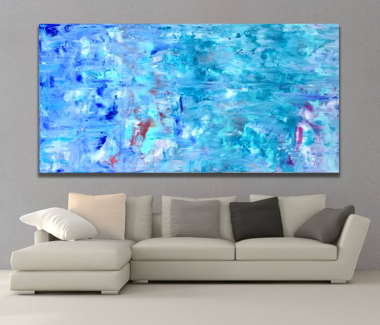 Original Abstract Expressionism Abstract Painting by Estelle Asmodelle