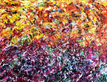 Original Abstract Expressionism Abstract Paintings by Estelle Asmodelle