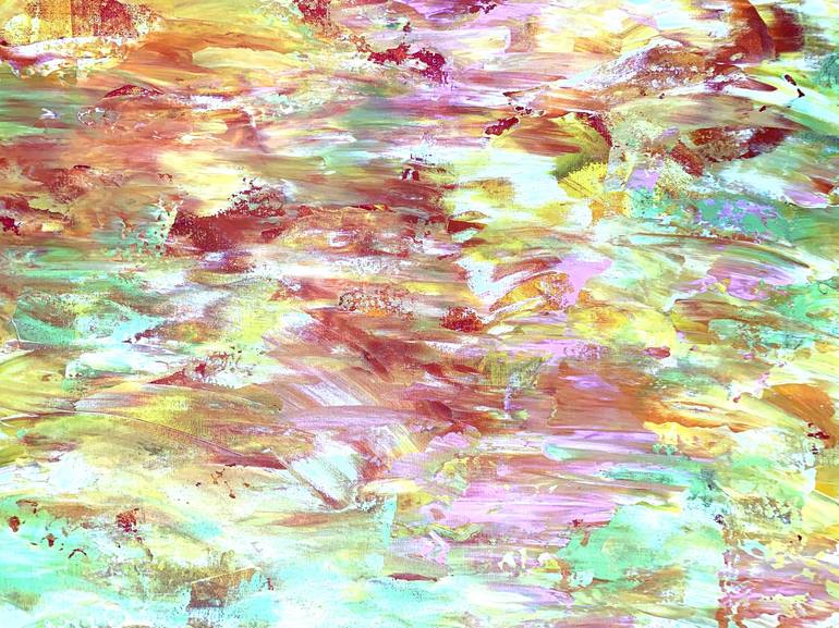 Original Abstract Painting by Estelle Asmodelle