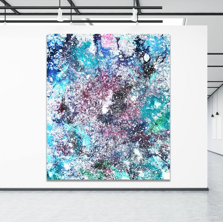 Original Abstract Painting by Estelle Asmodelle