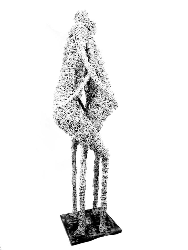 Original Figurative Love Sculpture by David Sànchez Leòn