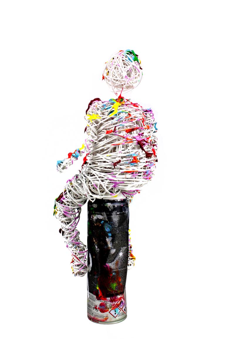 Original Contemporary Graffiti Sculpture by David Sànchez Leòn