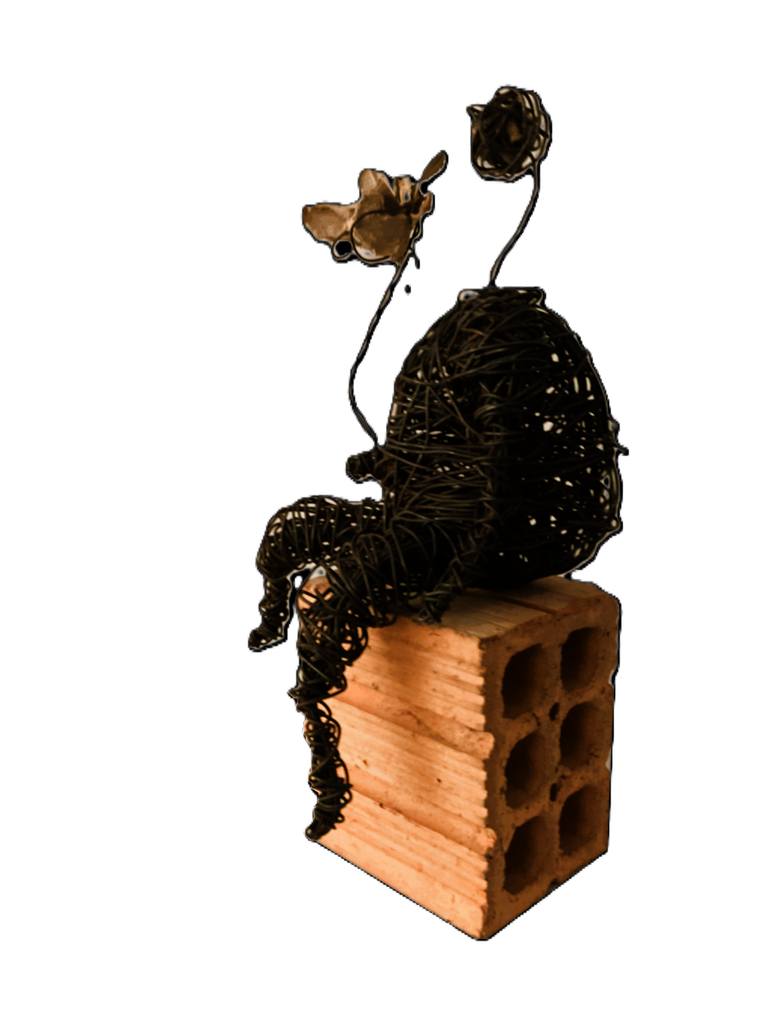 Original Figurative People Sculpture by David Sànchez Leòn