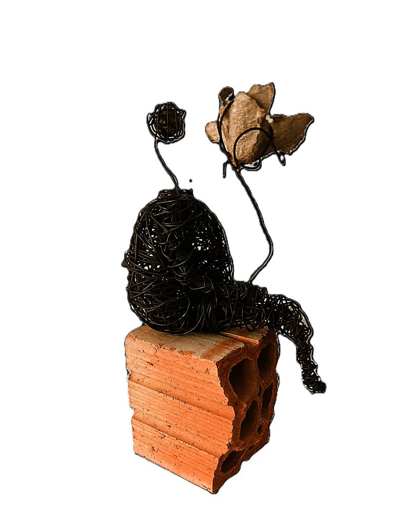 Original Figurative People Sculpture by David Sànchez Leòn