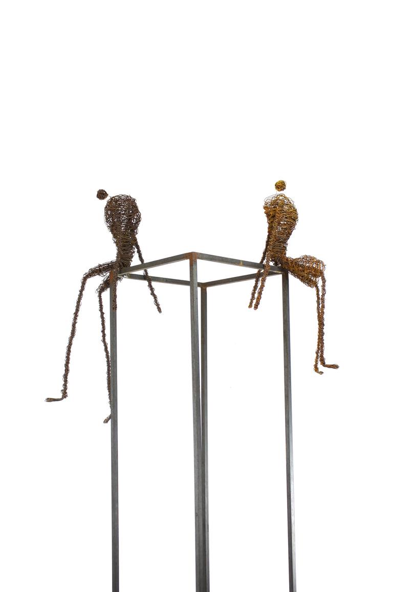 Original Figurative Abstract Sculpture by David Sànchez Leòn