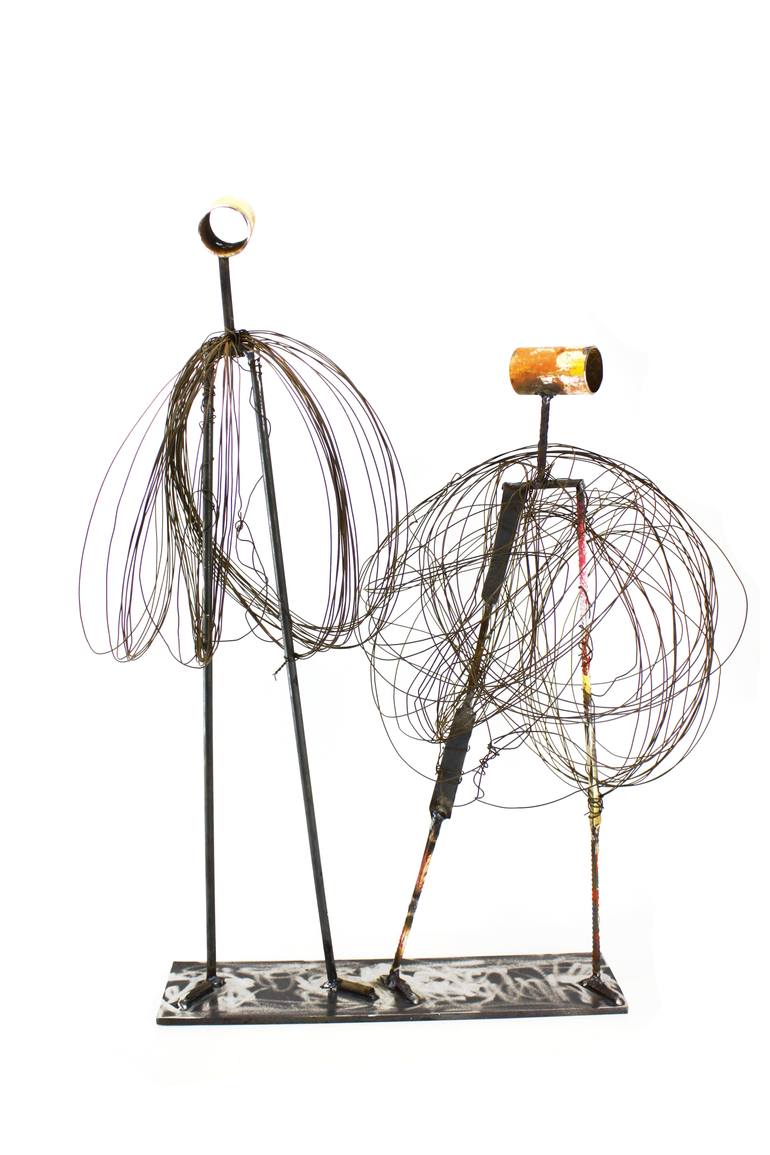 Original Figurative Abstract Sculpture by David Sànchez Leòn