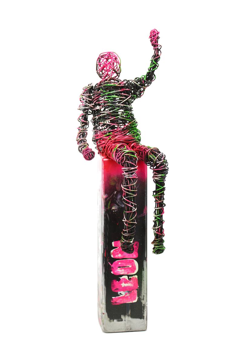 Original Graffiti Sculpture by David Sànchez Leòn