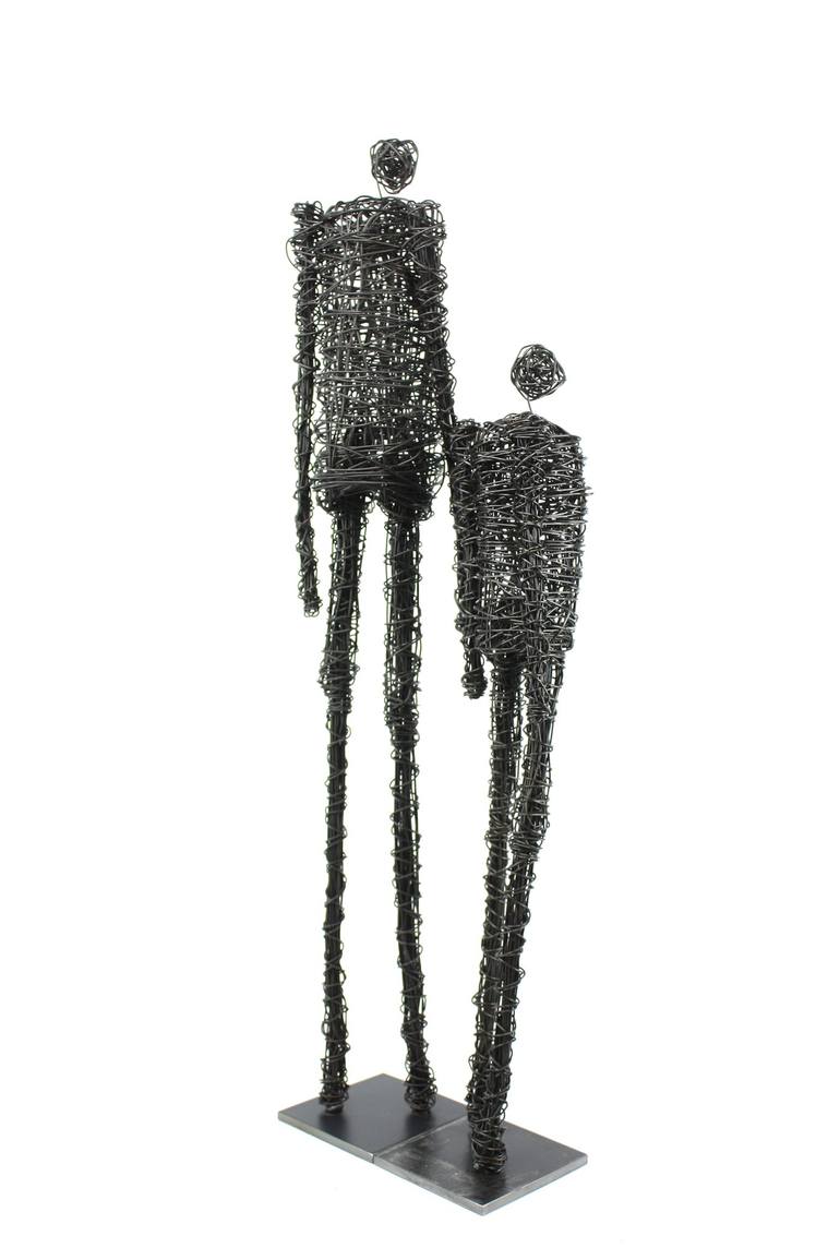 Original Figurative People Sculpture by David Sànchez Leòn