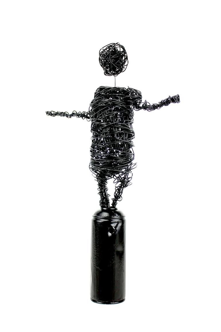 Original Figurative Graffiti Sculpture by David Sànchez Leòn