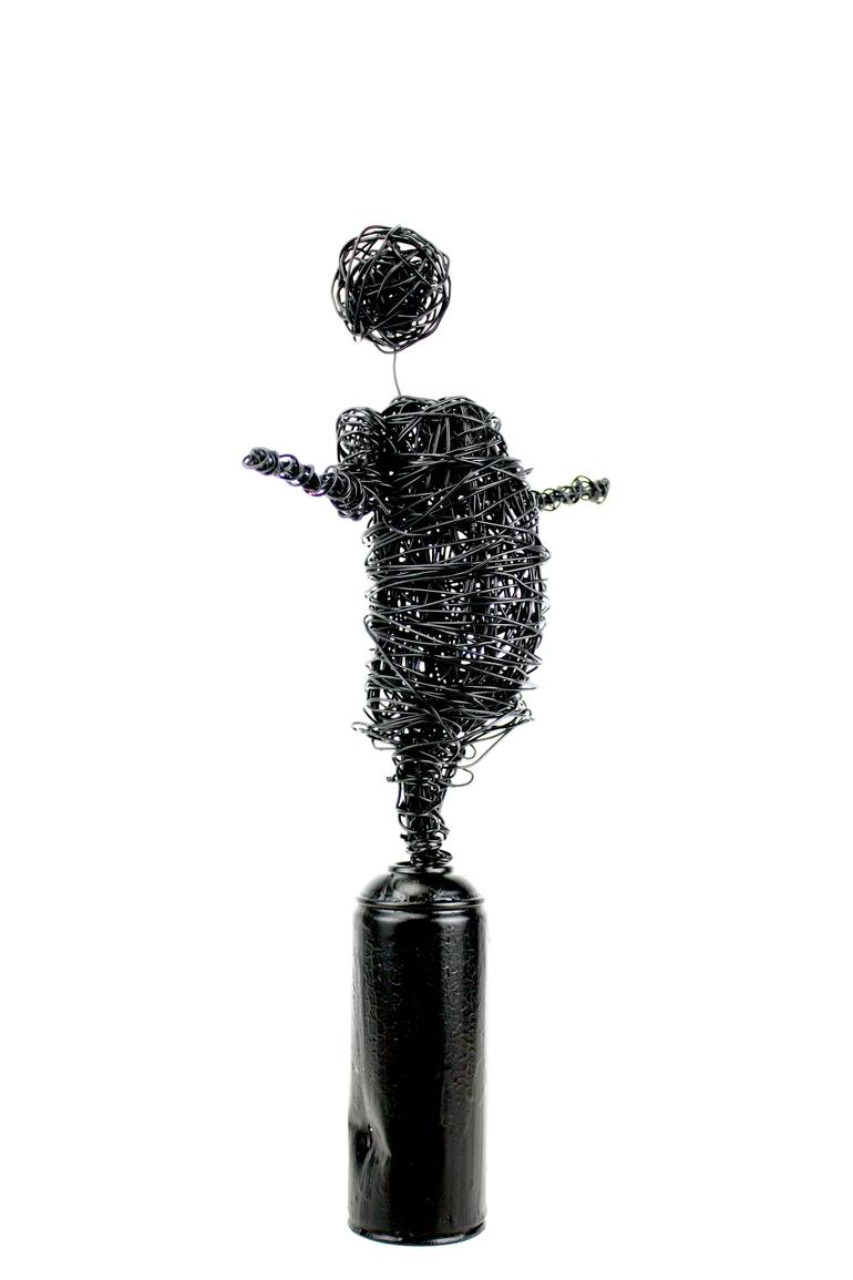 Original Figurative Graffiti Sculpture by David Sànchez Leòn