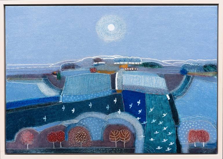 Original Abstract Landscape Painting by Rob Van Hoek