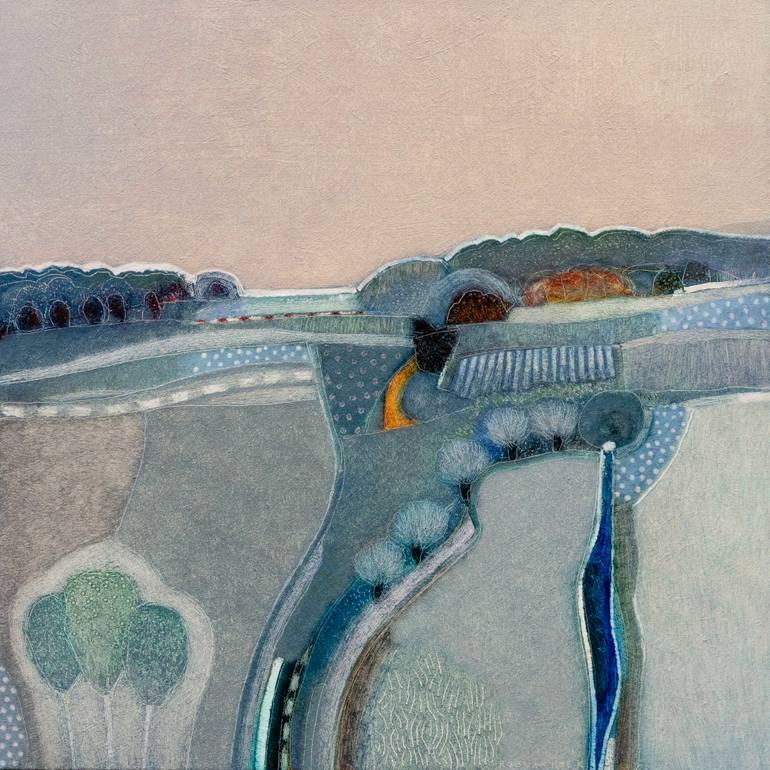 Original Abstract Landscape Painting by Rob Van Hoek
