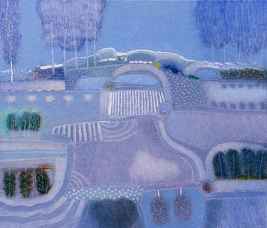 Original Abstract Landscape Paintings by Rob Van Hoek