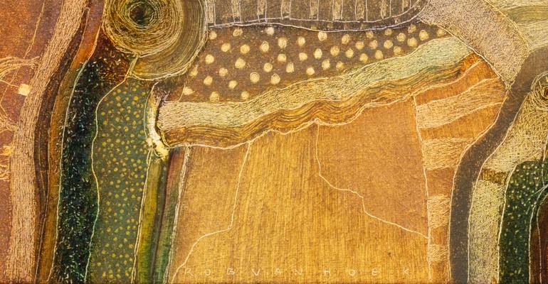 Original Abstract Landscape Painting by Rob Van Hoek