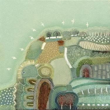 Original Abstract Landscape Painting by Rob Van Hoek
