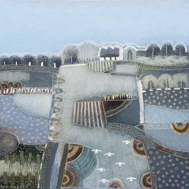 Original Abstract Landscape Painting by Rob Van Hoek