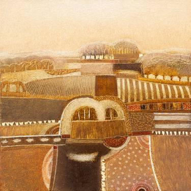 Original Abstract Landscape Paintings by Rob Van Hoek