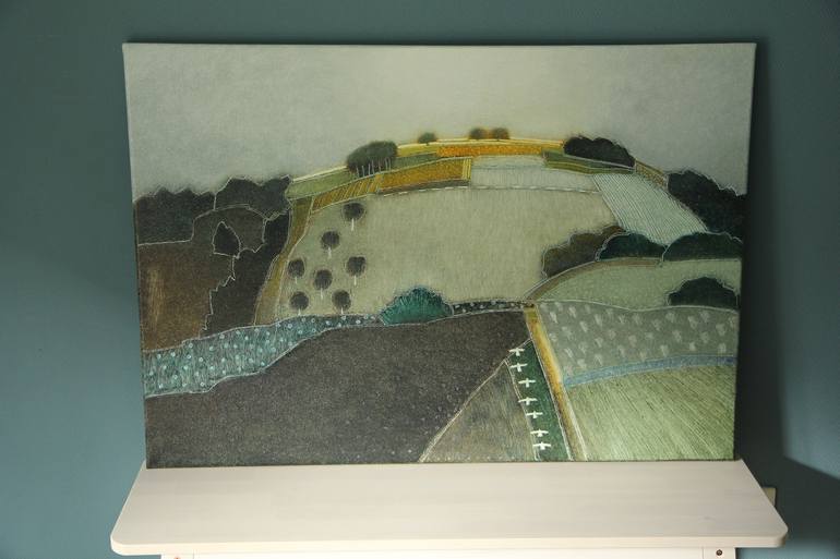 Original Abstract Landscape Painting by Rob Van Hoek