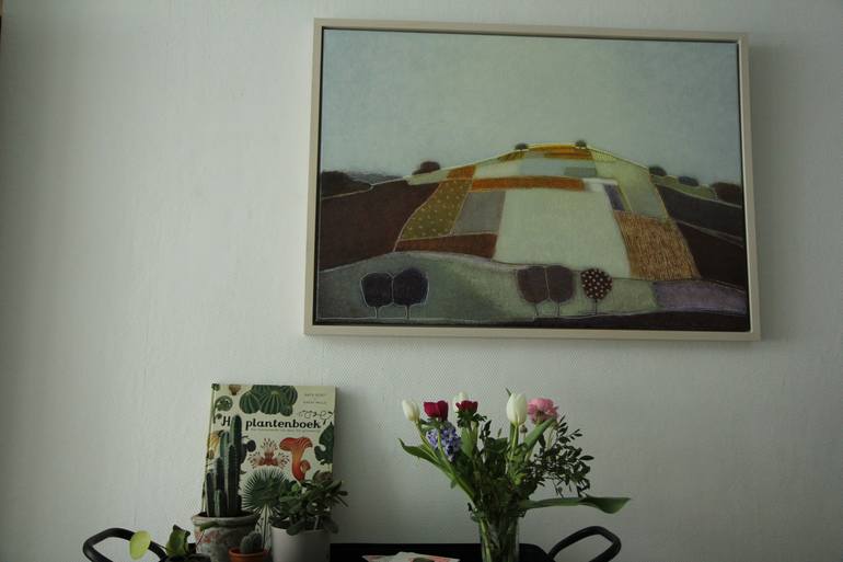 Original Abstract Landscape Painting by Rob Van Hoek