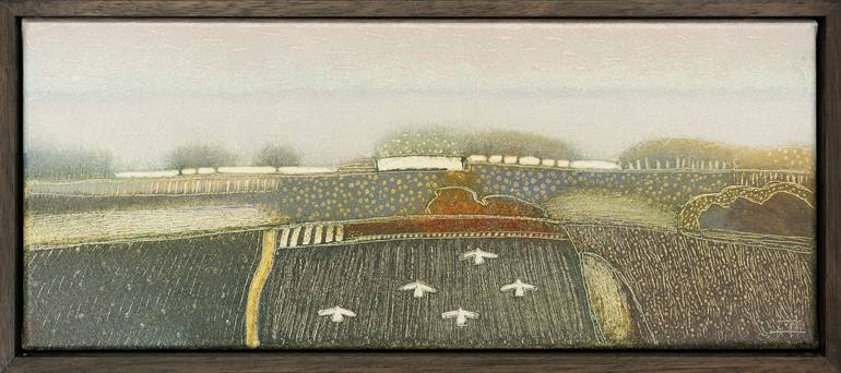 Original Modern Landscape Painting by Rob Van Hoek