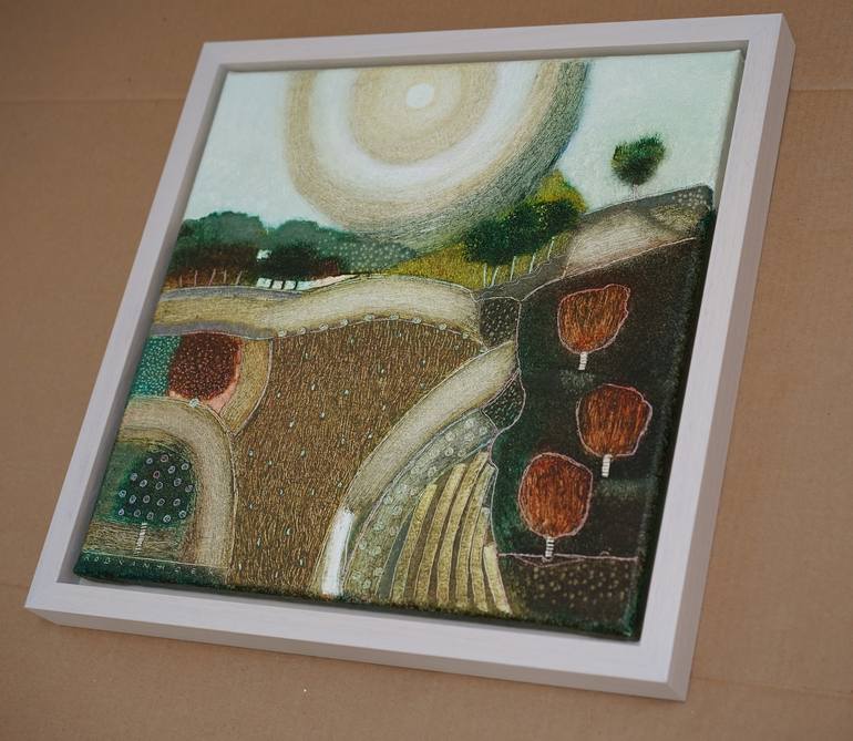 Original Abstract Landscape Painting by Rob Van Hoek