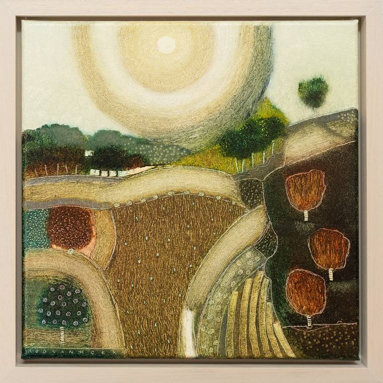 Original Abstract Landscape Painting by Rob Van Hoek