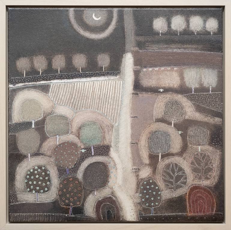 Original Abstract Landscape Painting by Rob Van Hoek