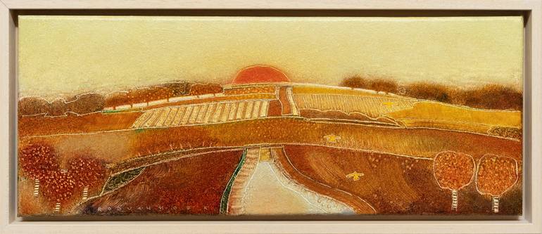 Original Abstract Landscape Painting by Rob Van Hoek