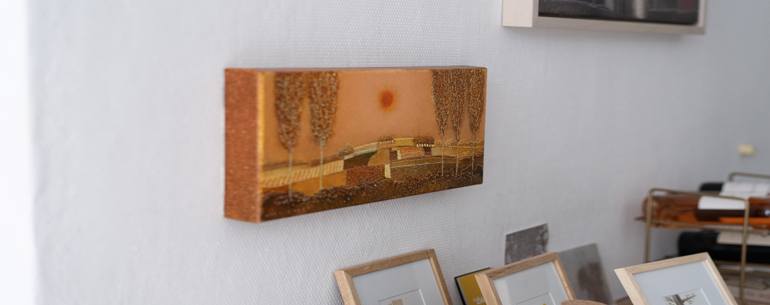 Original Abstract Landscape Painting by Rob Van Hoek