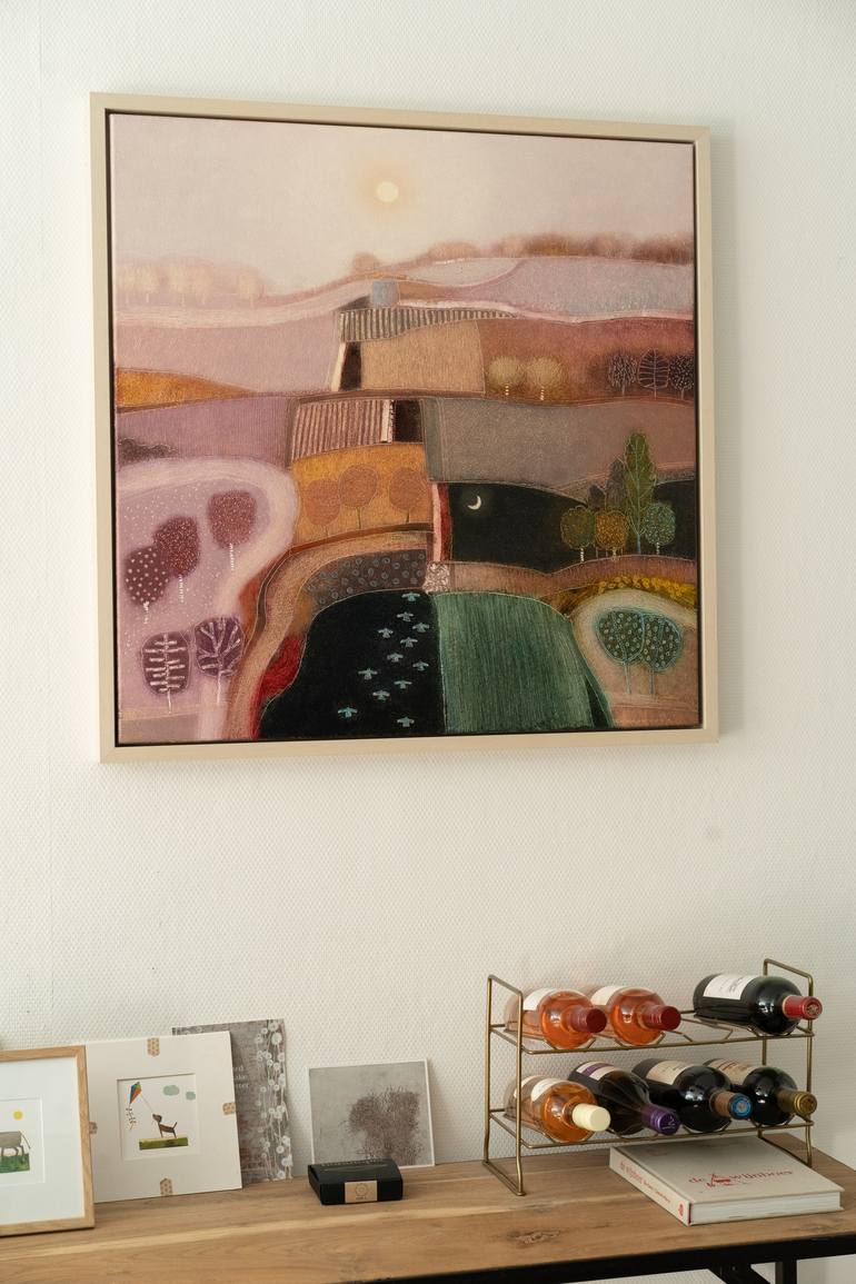 Original Abstract Landscape Painting by Rob Van Hoek