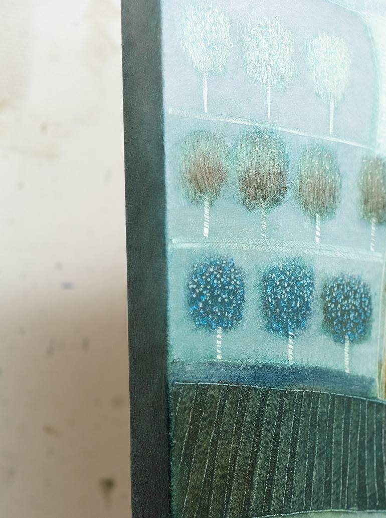 Original Abstract Landscape Painting by Rob Van Hoek