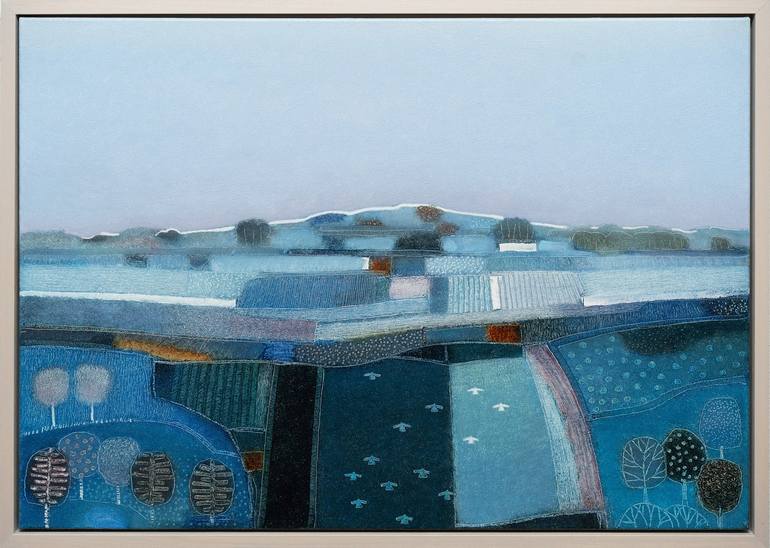 Original Abstract Landscape Painting by Rob Van Hoek