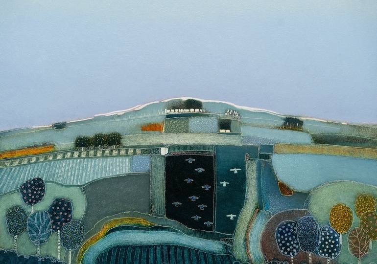 Print of Abstract Landscape Painting by Rob Van Hoek