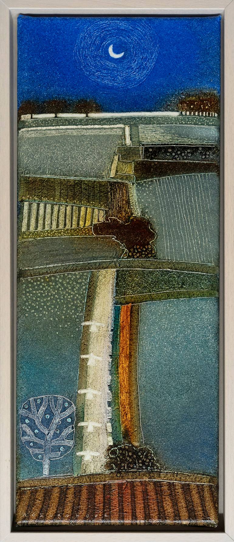 Original Abstract Landscape Painting by Rob Van Hoek