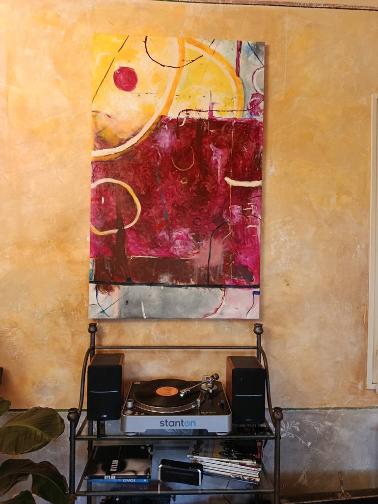 Original Abstract Painting by Arnaldo Mangolini