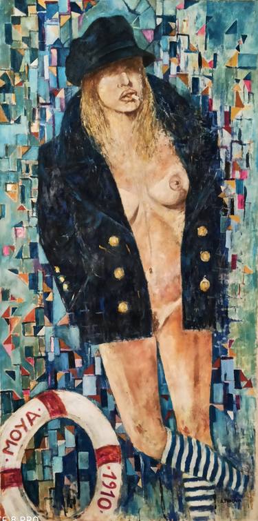 Original Nude Paintings by Arnaldo Mangolini
