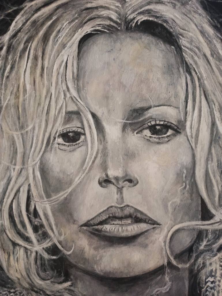 Original Figurative Portrait Painting by Arnaldo Mangolini