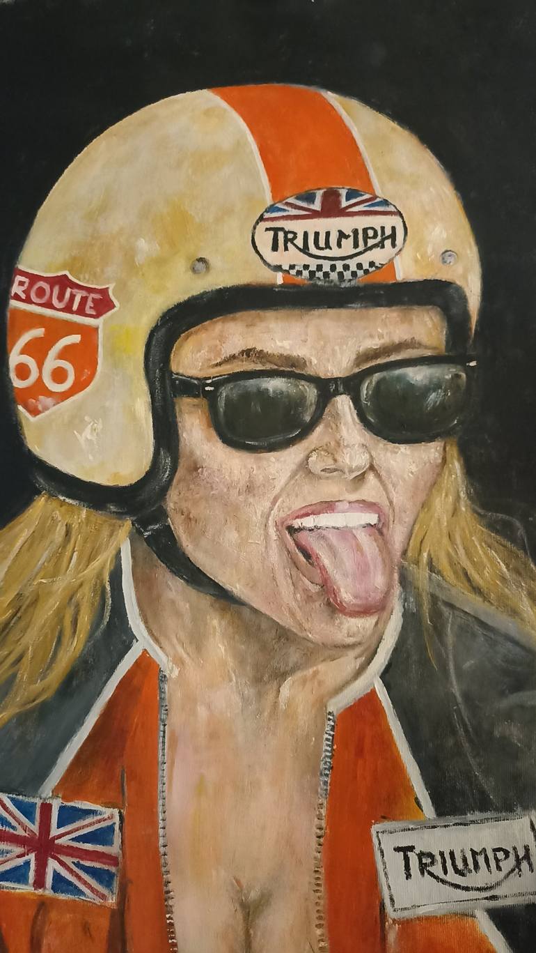 Original Figurative Motor Painting by Arnaldo Mangolini