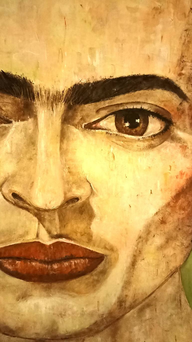 Original Figurative Portrait Painting by Arnaldo Mangolini