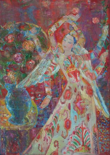 Print of Impressionism Fantasy Paintings by Shakhnoz UzbekArt