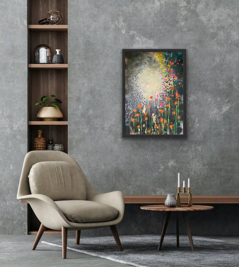 Original Impressionism Abstract Painting by Courtenay Kusitor