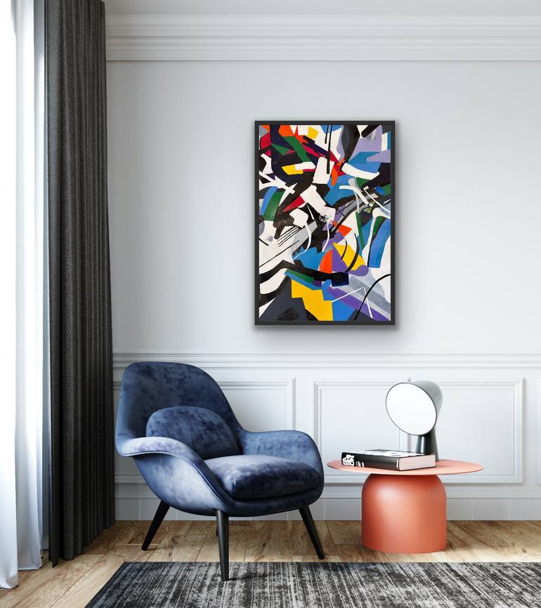 Original Abstract Painting by Courtenay Kusitor