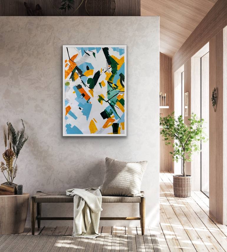Original Abstract Painting by Courtenay Kusitor