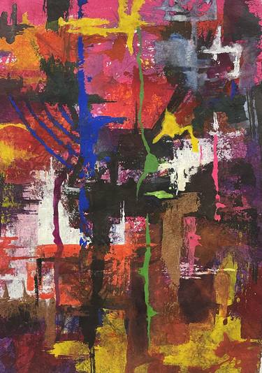Original Abstract Paintings by Courtenay Kusitor