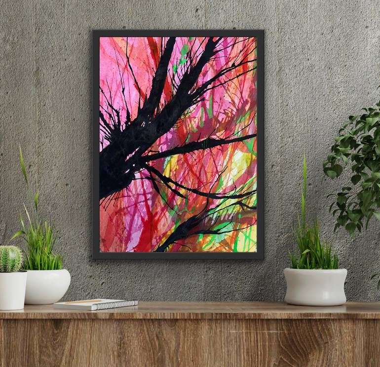 Original Abstract Painting by Courtenay Kusitor
