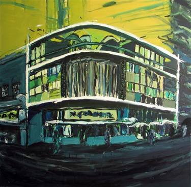 Original Abstract Expressionism Architecture Paintings by Luciana Levinton