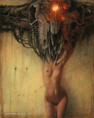 Original Surrealism Nude Paintings by Peter Gric