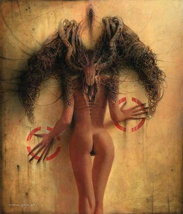 Original Surrealism Nude Paintings by Peter Gric